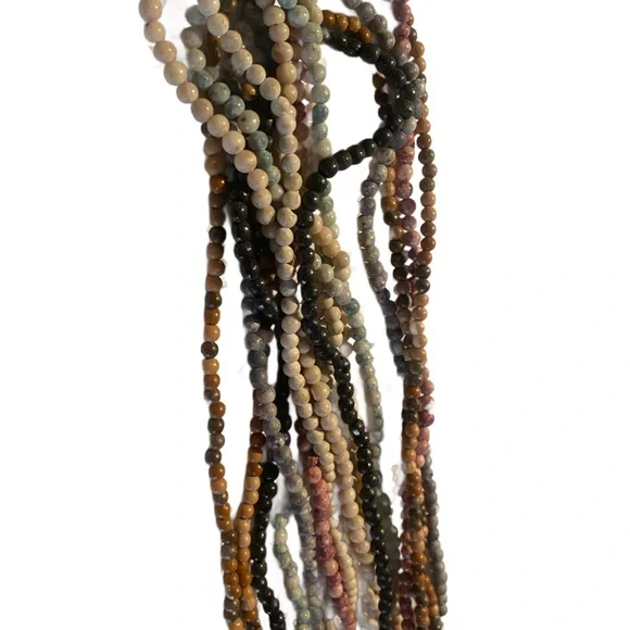 F*cking Wild Multi-Strand 8 Earthy Twister Beads-make It Your Own Creation - Picture 3 of 4
